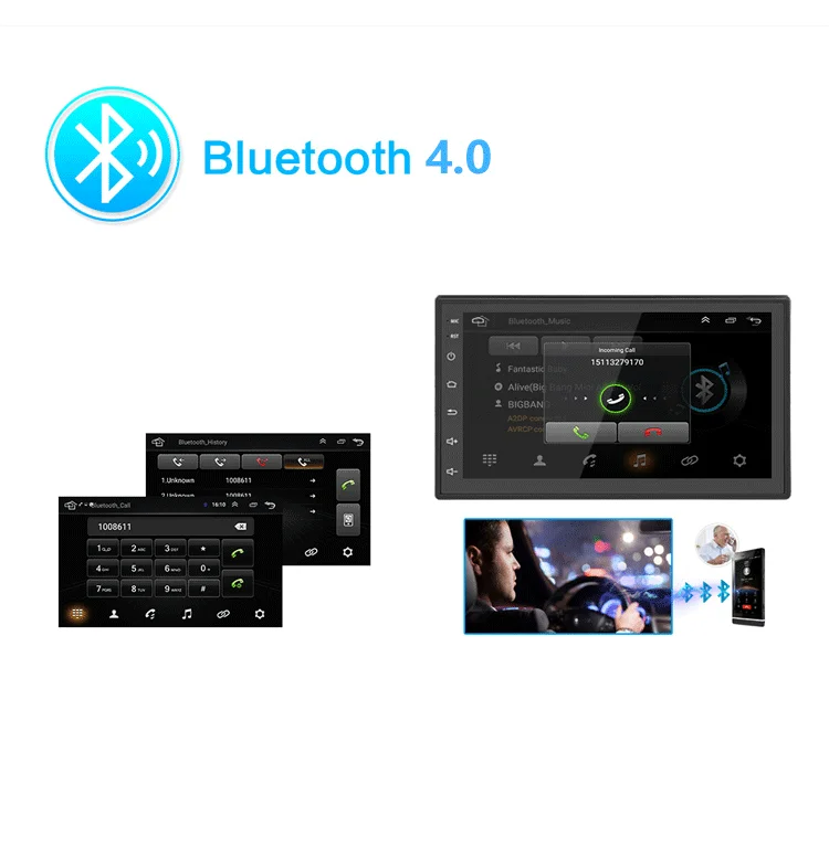  2 Din Android 8.1 Car Radio Stereo GPS Navigation Bluetooth wifi Universal 7'' Car Radio Audio Quad Core Multimedia Player stere (7)