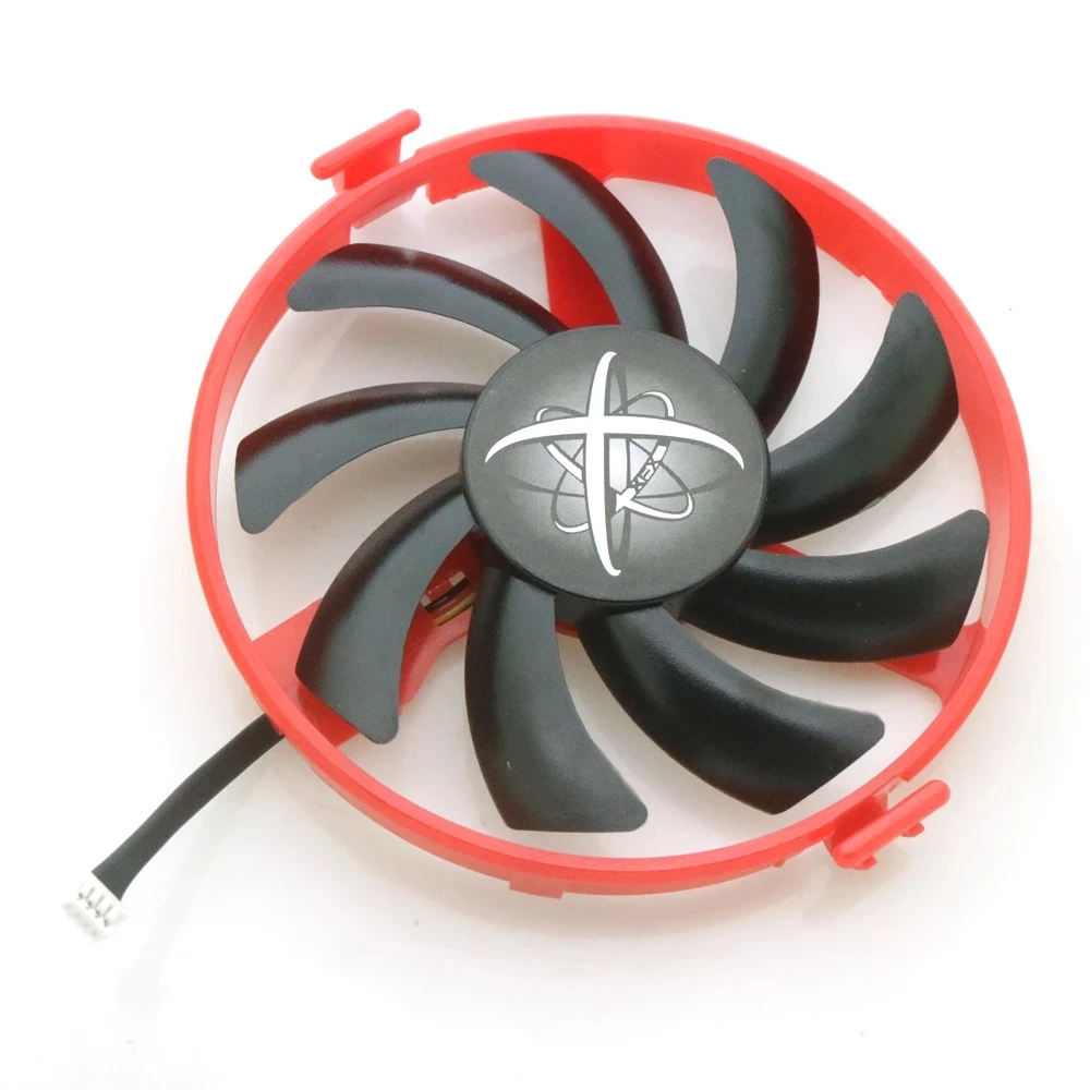 FDC10U12S9 C 12V 0.45A VGA вентилятор для XFX R9 380 380X 370 370X RX460 560 R7 350 360 видеокарты