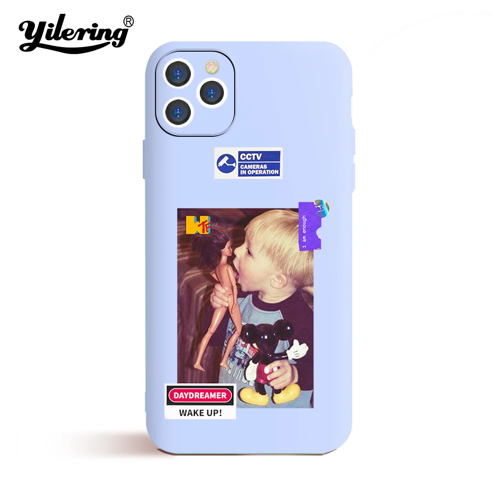 Fashion Funny Boys For Case iPhone 11 Pro XS Max XR X 12 Mini Pro dark night green Case for iPhone SE 2020 7 8 Plus XS X Cover