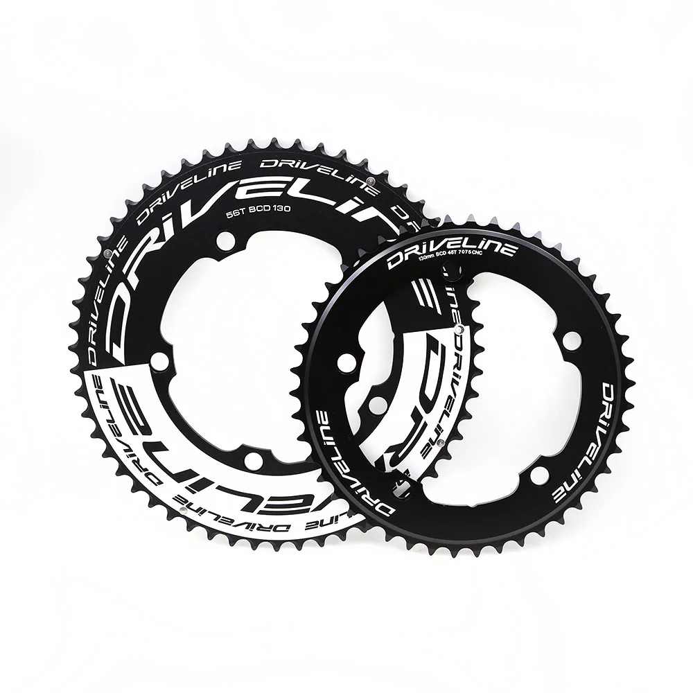 DRIVELINE CNC 56/46 road bike TT chainring 130BCD - AliExpress 18