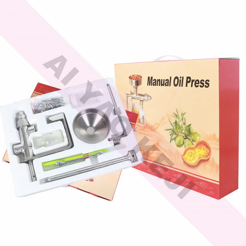 Manual Oil Press Machine Oil Extractor Peanut Nuts Seeds Press Machine EManual Hand squeeze Presser