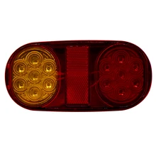 1 пара 12 В светодиодный фонарь индикатор остановки лампы с номерным знаком свет для автомобиля Грузовик Прицеп Лодка автобус Авто продукт