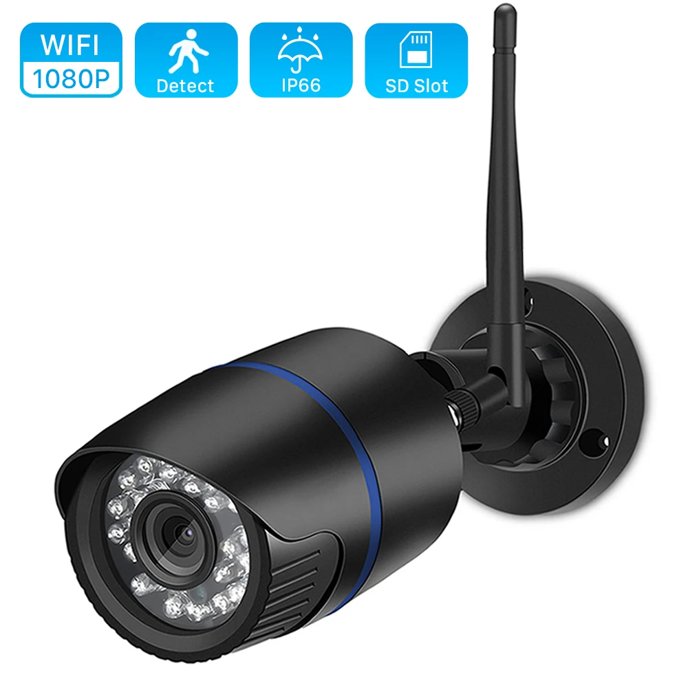 

BESDER Yoosee IP Camera Wifi 1080P 960P 720P ONVIF Wireless Wired P2P CCTV Bullet Outdoor Camera With MiscroSD Card Slot Max 64G