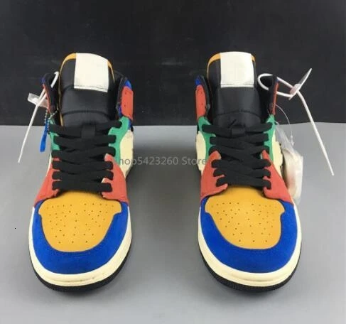 1 Синие баскетбольные кроссовки The Great x 1s Mid Fearless 1, модные дизайнерские мужские кроссовки, спортивные кроссовки Wo, мужская спортивная обувь - Цвет: 1