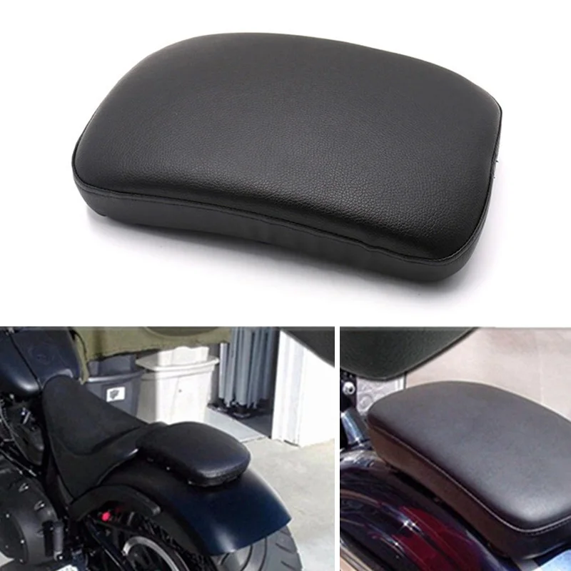 AOZBZ мотоциклетная задняя Подушка пассажира на присоске удобное сиденье Softail Touring