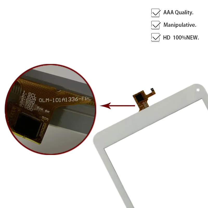 Белый 10," дюймовый OLM-101A1336-FPC стекло MID сенсор планшетный ПК емкостный сенсорный экран стекло дигитайзер панель