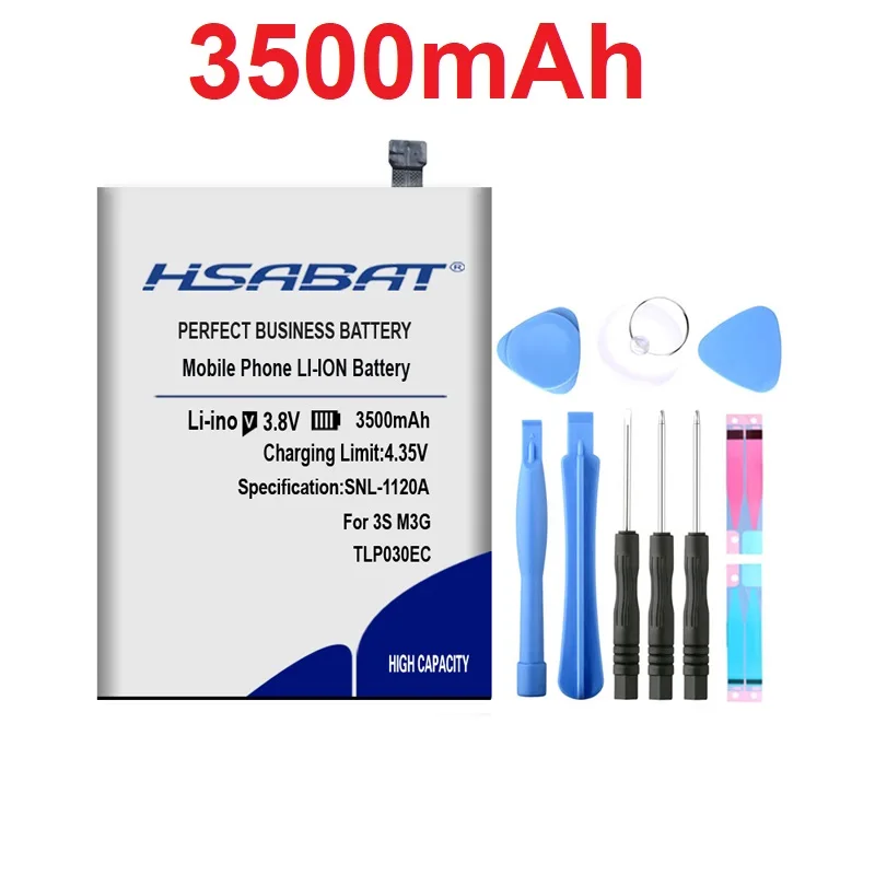 HSABAT TLP030EC 3500mAh Батарея для TCL 3S M3G батареи