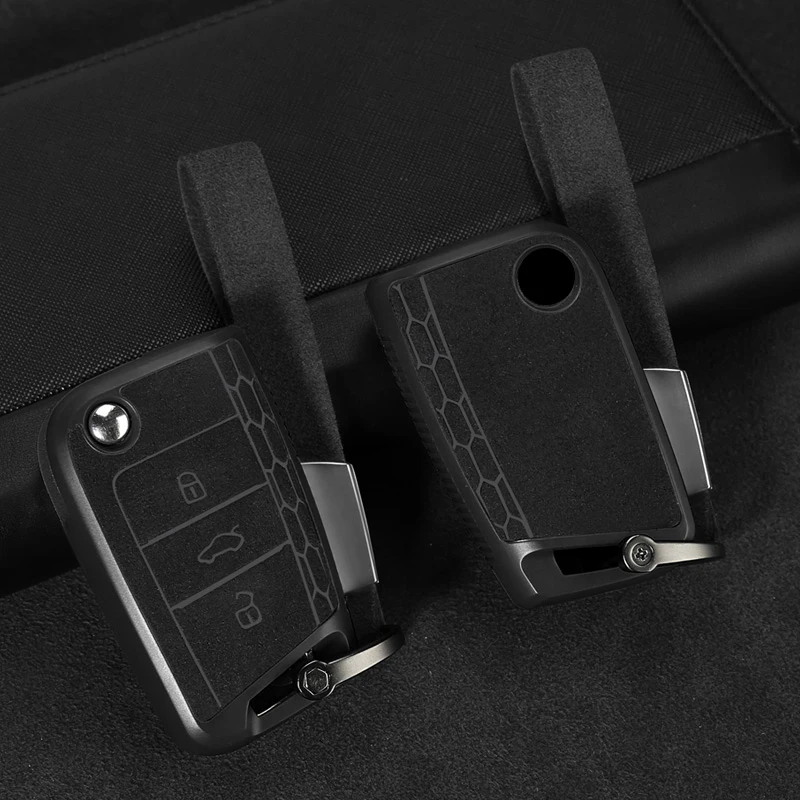 Car Key Case Cover For Volkswagen VW Golf 7 mk7 Tiguan MK2 Polo Seat Ibiza 6J Leon 5F FR MK3 Skoda Kodiaq Octavia 3 A7 key case,key case cover,car key shell