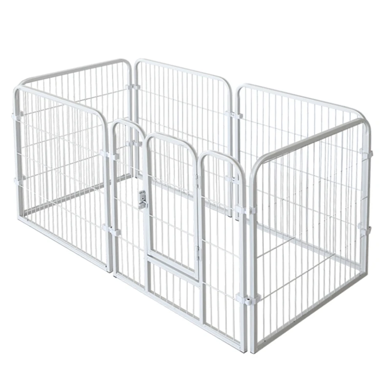 Собачий забор с туалетом, для помещений, плюшевый забор с золотыми волосами, изолирующая дверь, маленькая, средняя, большая клетка для собак
