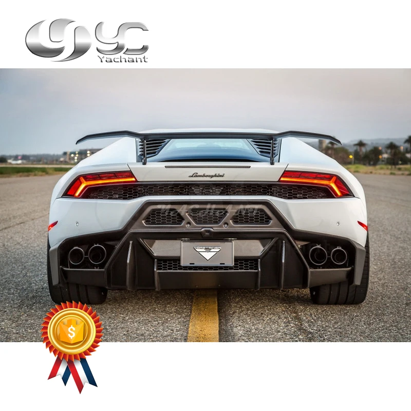 

Favorable Imperfect Dry Carbon Fiber Spoiler Fit For 14-19 Huracan LP610-4 & LP580-2 Coupe Spyder VRS NOVA EDIZI Style Aero Wing