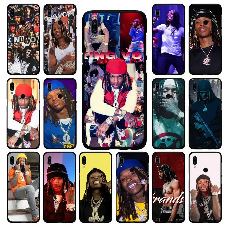 

American Rapper king von fashion Phone Case coque cover funda For Xiaomi MIX 2 2S redmi note 10 8 9 t s pro k 30 pro F1