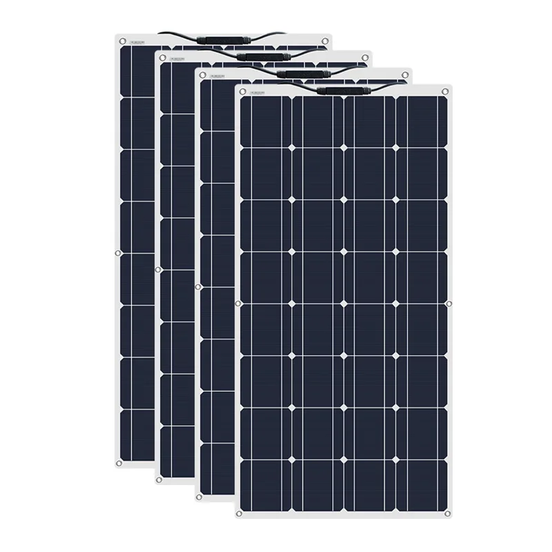 400 Вт гибкие солнечные панели 100 Вт солнечные комплекты diy система 1 шт. 40А ЖК-контроллер солнечной батареи 2 комплекта 3M удлинить Солнечный Кабель 1 комплект соединителей