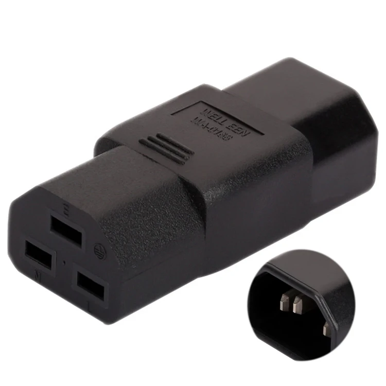 IEC320 C14 до C21, IEC 320 C14 para PDU UPS адаптер питания Разъем конвертер 15A C21 Feminino