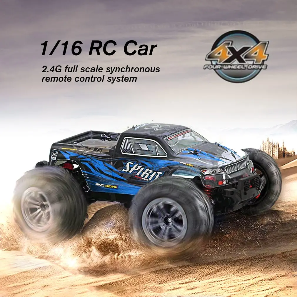Q901 1:16 RC автомобиль 4WD бесщеточный двигатели Вождение пустыня грузовик привод Bigfoot пульт дистанционного управления модель автомобиля внедорожник игрушка