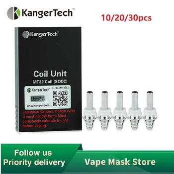 

10/20/30pcs KangerTech SOCC Coil Unit for EVOD/Protank/Mini Protank/Protank-II/Mini Protank-II/Unitank/ Mini Unitank Vape Coil