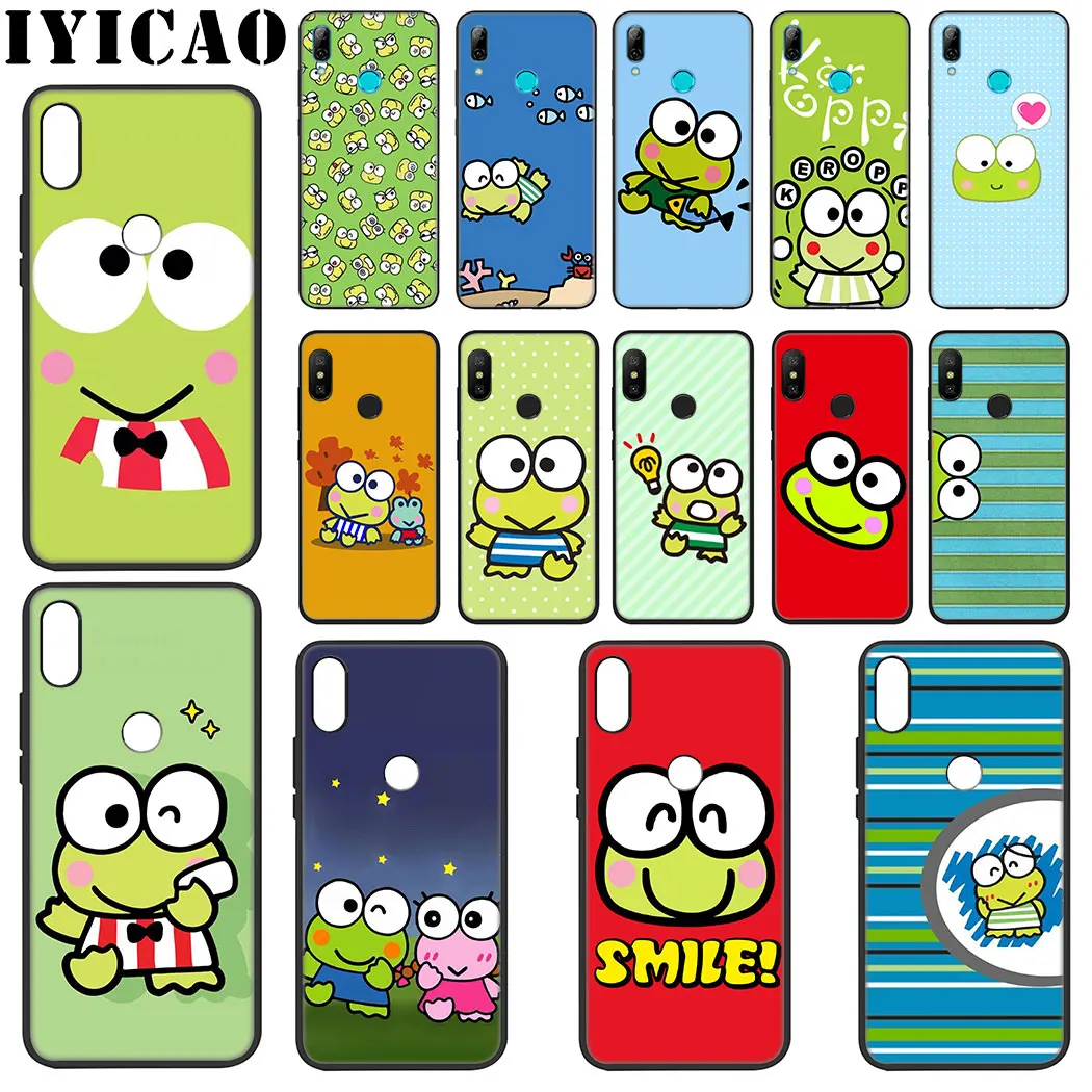IYICAO Cute Cartoon Frog Keroppi Soft Silicone Case for Xiaomi Redmi Note 4X 5 6 7 8 Pro 5A Prime |