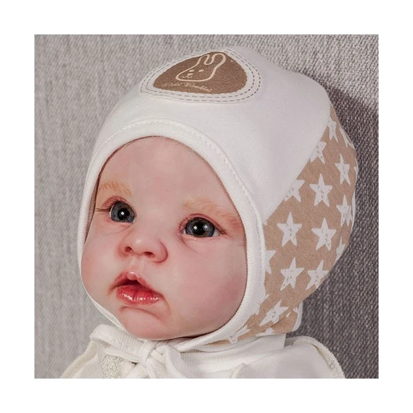 Шапочка Маргарита с подкладкой аппликацией | Мать и ребенок