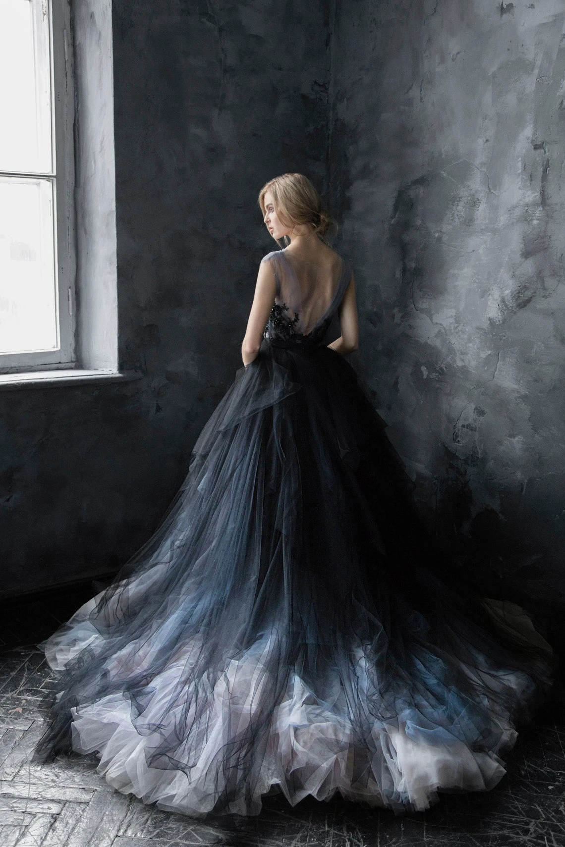 Abiti da sposa in Tulle Calypso Nightfall abito da sposa nero
