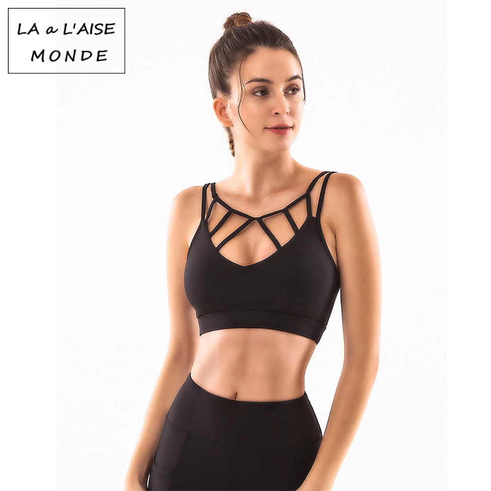 Женский спортивный бюстгальтер с индивидуальным плечевым ремнем нижнее белье