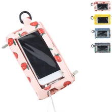 Корейская версия детских сумок для монет, мультяшный кошелек, детский маленький кошелек, маленький брелок для девочек, держатель для телефона с сенсорным экраном, подарочная сумка