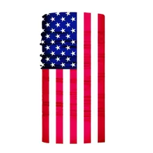 Американский флаг бандана Спорт на открытом воздухе Мотоцикл бесшовные трубки Половина лица повязка на голову с маской аксессуары для шарфа