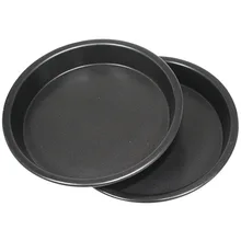 10 In Round Deep Dish Pizza Pan Pie Tray Baking Tool Non-Stick Durable