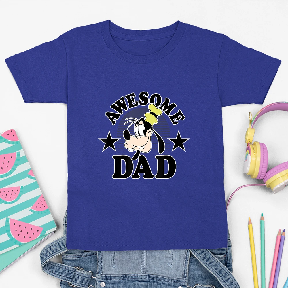 Детские футболки Four Seasons AWESOME DAD новые летние унисекс Прямая поставка с принтом