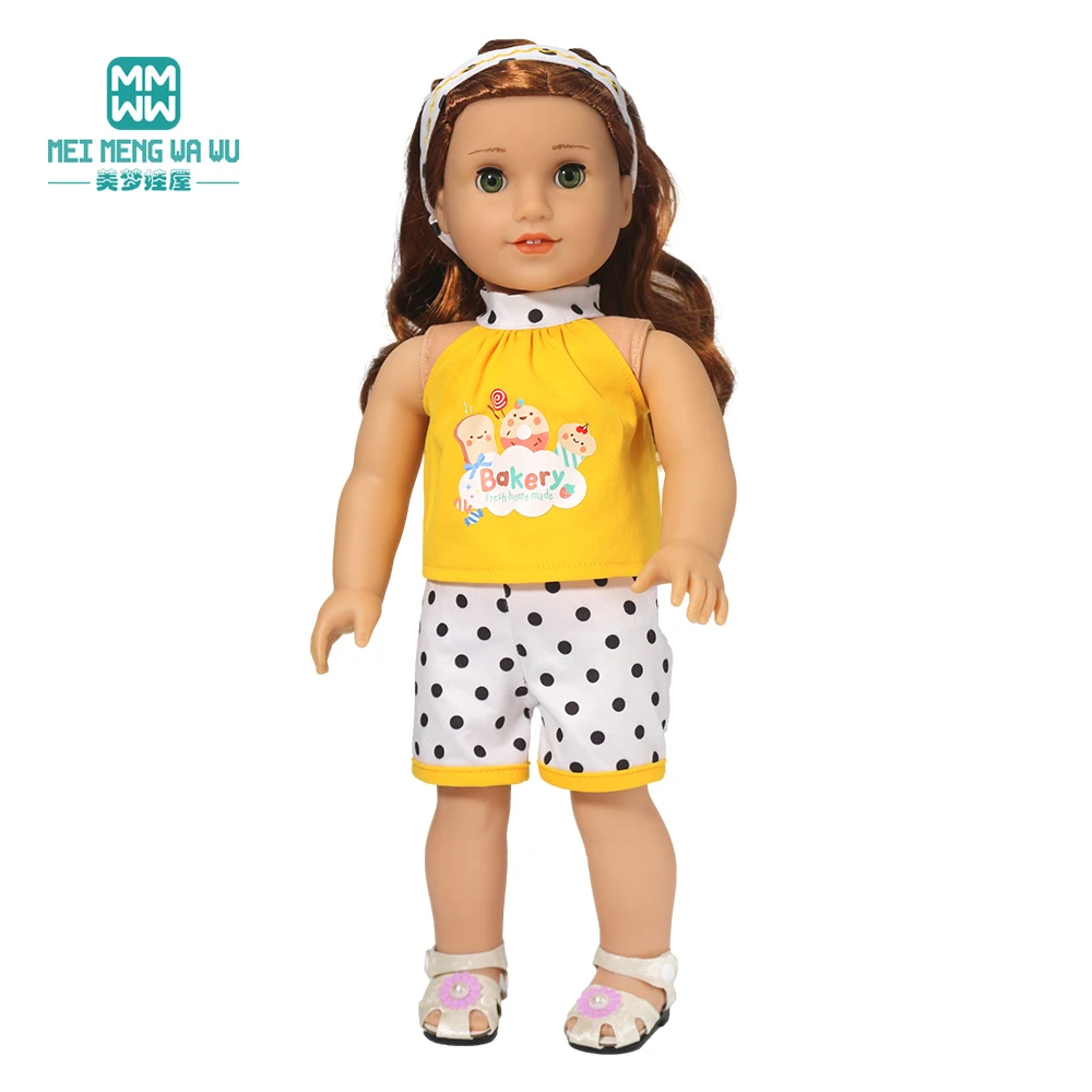 Barbie Doll Clothes Doll Clothes Accessories Doll Clothes Doll Accessories Fits 43-45cm American Doll Toys New Born Doll Fashion Bow Dresses Gift