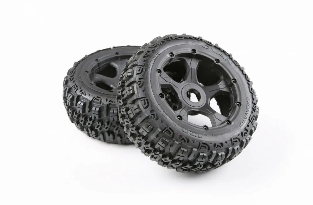 Передние и задние узловатые колеса комплект шин для 1/5 HPI Rovan Kingmotor Mcd Gtb Racing Baja 5B Ss грузовик Rc автозапчасти