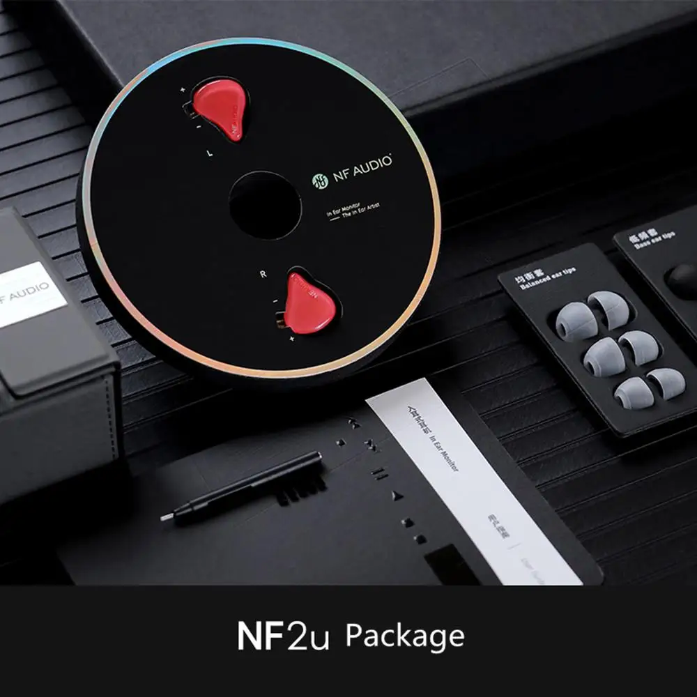 NFAUDIO NF2u 2BA Balanced Armature HiFi In Ear Earphones Monitor IEM 0.78mm pin Removable Cable P1 F1 KXXS KING PRO NO.3 T3 F3