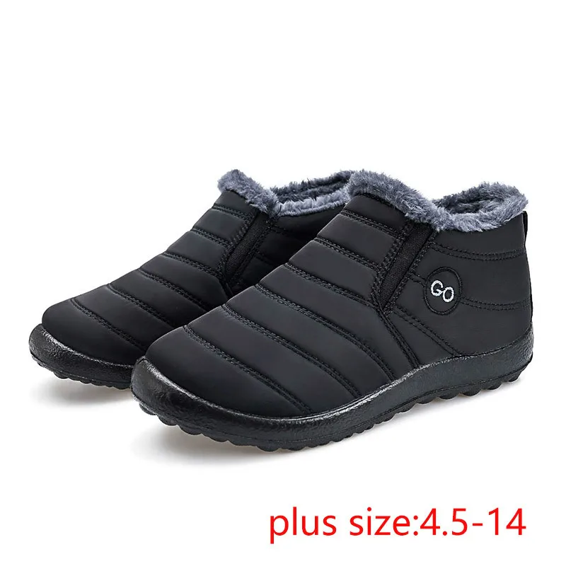 Women snow boots new waterproof winter boots women shoes solid casual shoes woman keep warm plush winter shoes women boots