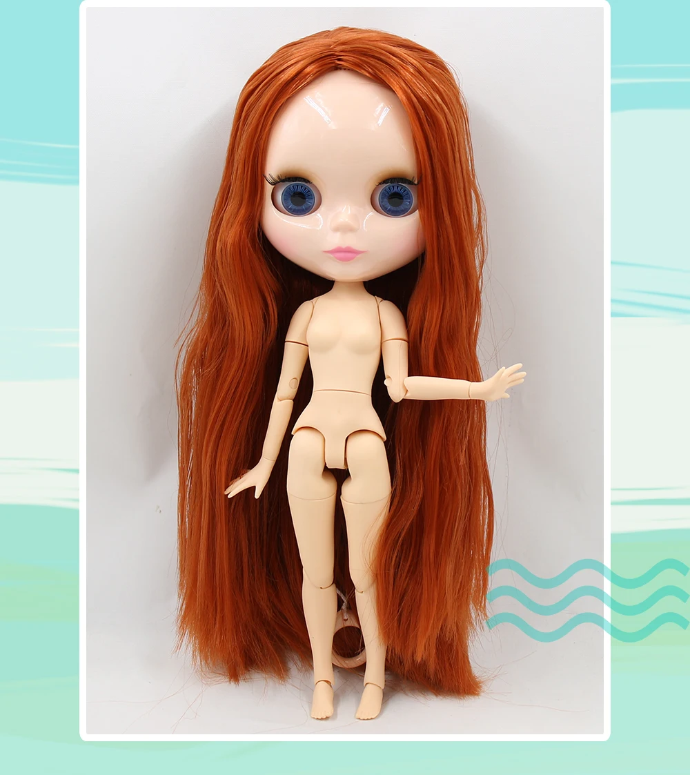 Neo Blythe Doll with Ginger Hair, Natural skin, Crus Cute Face & Custom Corpus coniunctum 2