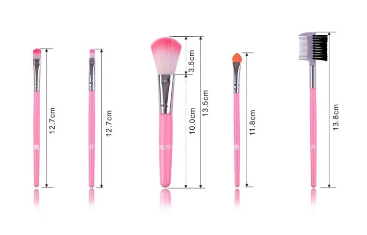 5 шт. профессиональные женские кисти для макияжа высококачественные пудры теней