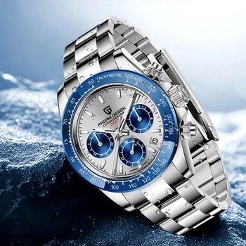

2020 new pagani design watch men Brand Luxury Mens Stainless Steel saphire Male Clock waterproof quartz montre automatique homme