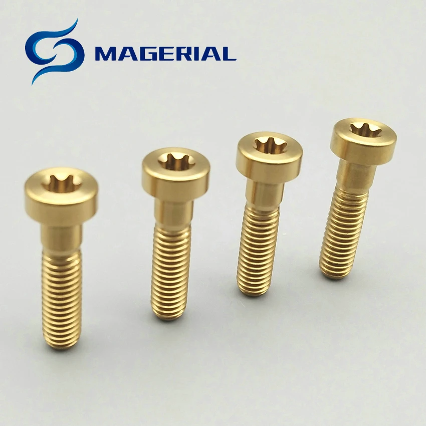 Титановый болт M6X25mm Ti Болт тормозной фиксации XT/XTR785 8000 золото/несколько цветов для шоссейного и горного велосипеда 5 класса Ti крепеж 2 шт