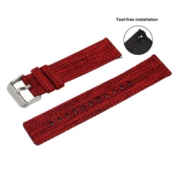 Universal Quick Release Nylon Strap - 22mm (Crimson)