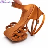 New White Satin Ballroom Professional Latin Dance Shoes For Women/Girls/Ladies Party Tango&Salsa High Heeled Indoor Dancing 3
