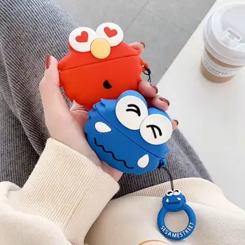 

For AirPods Pro Case Seasame Street Ring Cover Elmo Cookie Monsters