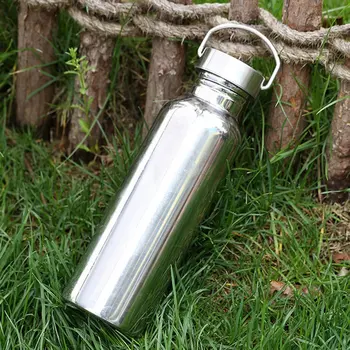 

Full Stainless Steel Water Bottle Water Cup Leak-proof Jar Sports Flask For Yoga Biking Riding Camping Hiking Travelling