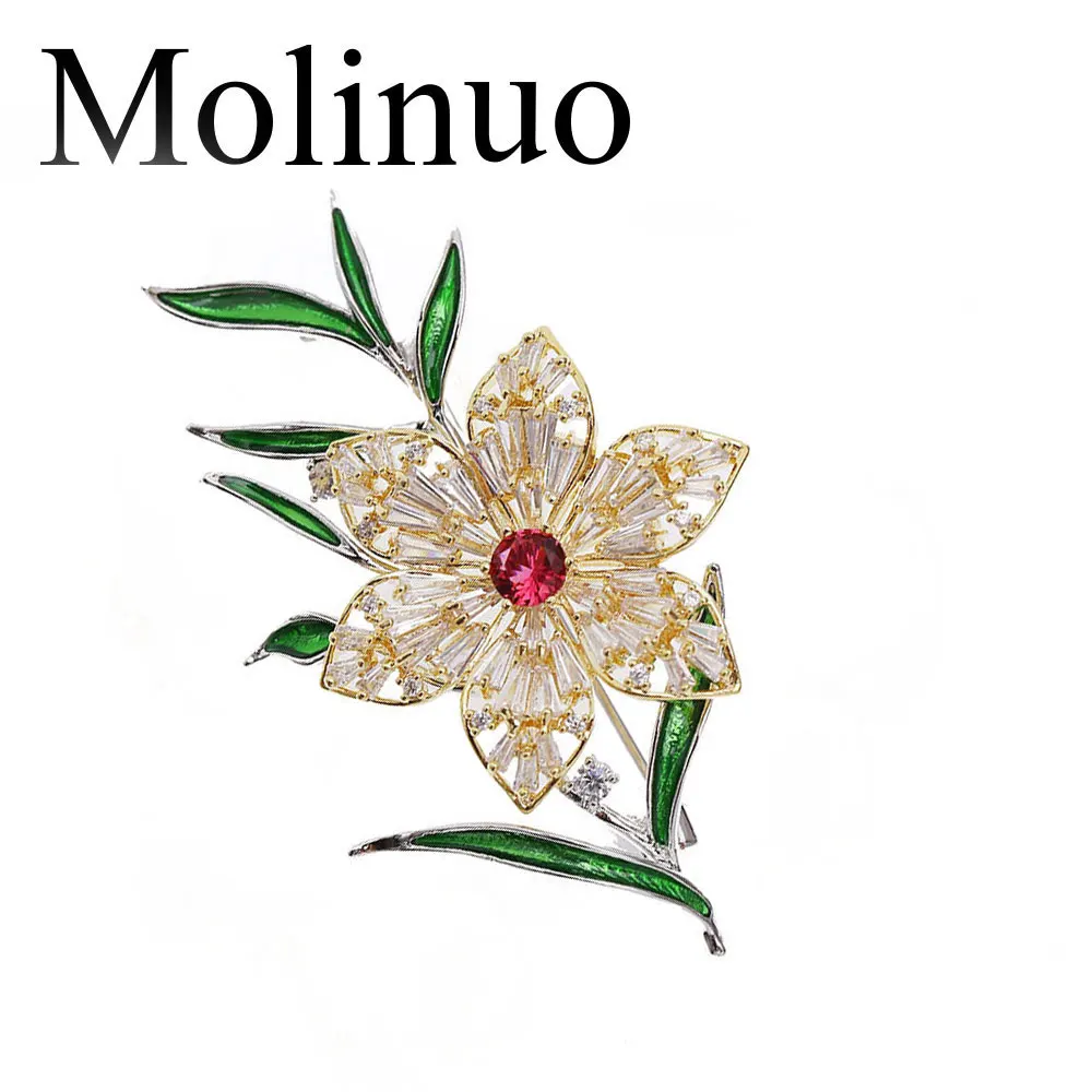 Molinuo Изысканная Милая мультяшная брошь в виде утки, брошь с пряжкой, женская простая модная брошь в Корейском стиле