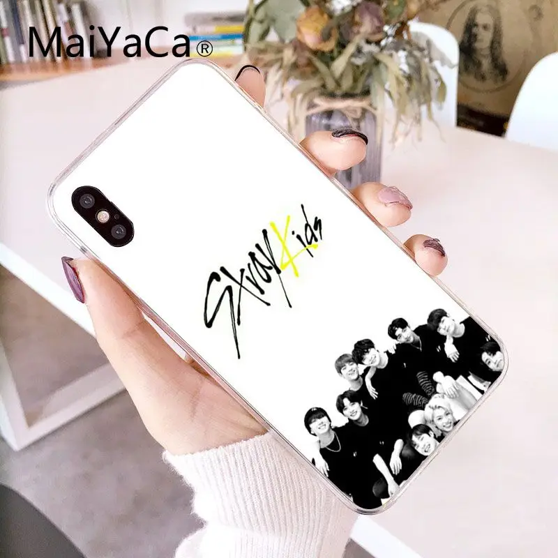 MaiYaCa Stray Kids новое поступление чехол для телефона iPhone 8 7 6 6S Plus 5 5S SE XR X XS MAX 10 Coque Shell - Цвет: A14