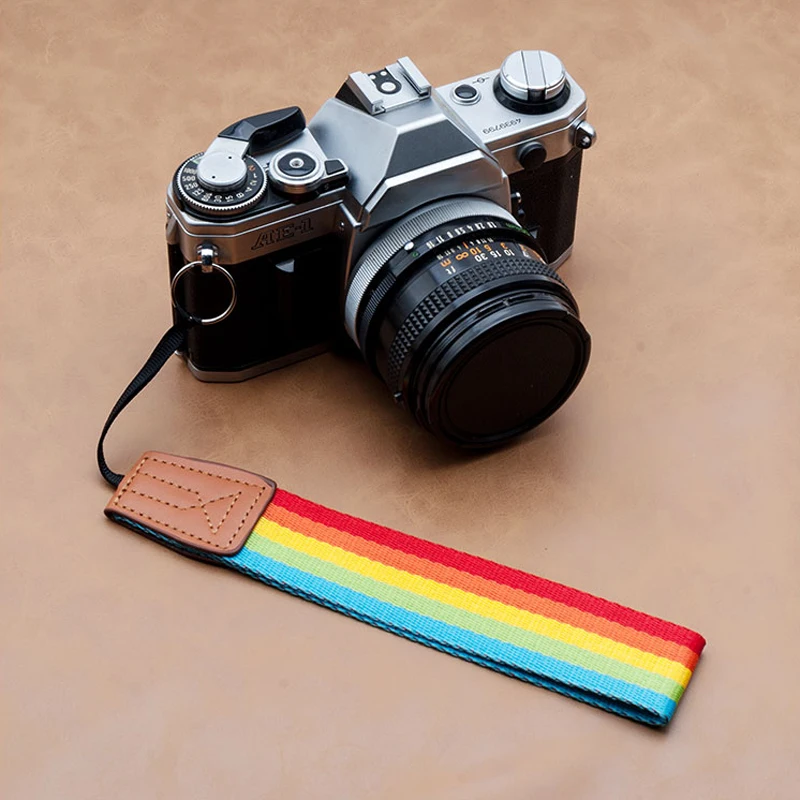 Цифровая камера Радуга Ремешок Рукоятка для Fujifilm Canon Nikon sony Polaroid Pentax Panasonic ремешок для камеры