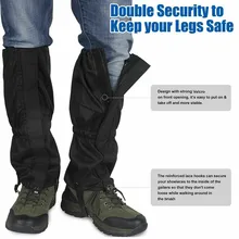 

Adult Child Outdoor Hiking Boot Gaiter Waterproof Snow Leg Legging Cover Hunting Travel Shoe Gaiters Leg Protection Gaiters