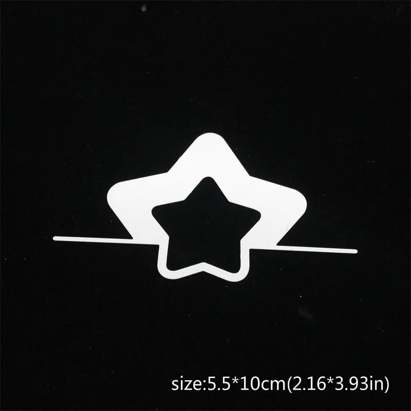 KSCRAFT Cute Star Bag Topper Metal Cutting Dies Stencils for DIY Scrapbooking/photo album Decorative Embossing Paper Cards