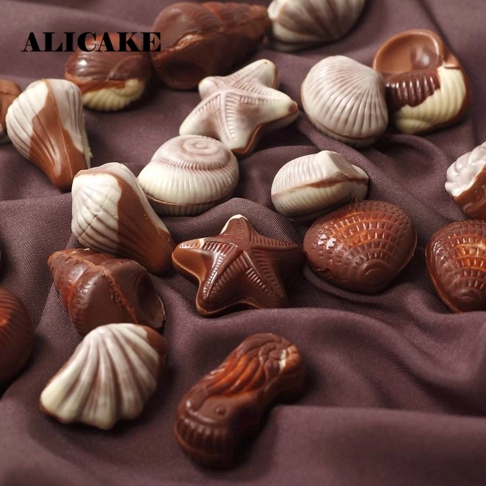 3D Polycarbonate Chocolate Molds Animal Tray Plastic Baking Chocolate Candy Bar Mould Pastry Tools for Bakery Form Mold Bakeware
