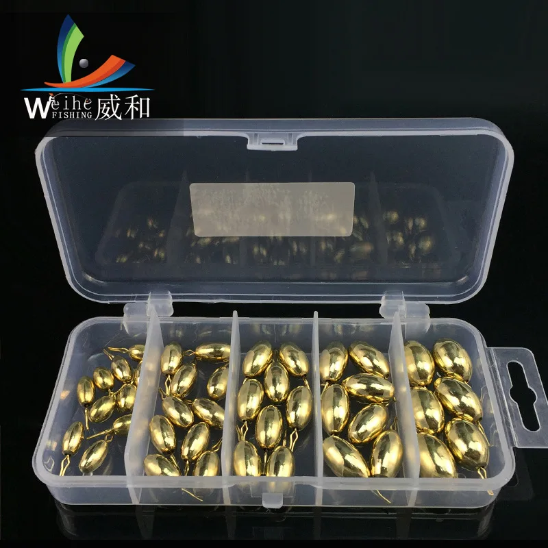 

Authority And Drop Shotting Copper Drop Set Sinker Copper Drop Set Lure Box Set Fish Pendant Accessories Fishing Gear