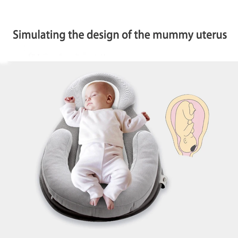 Детская домашняя хлопковая стильная Подушка, матрас для новорожденного, Подушка для сна 0-12 месяцев