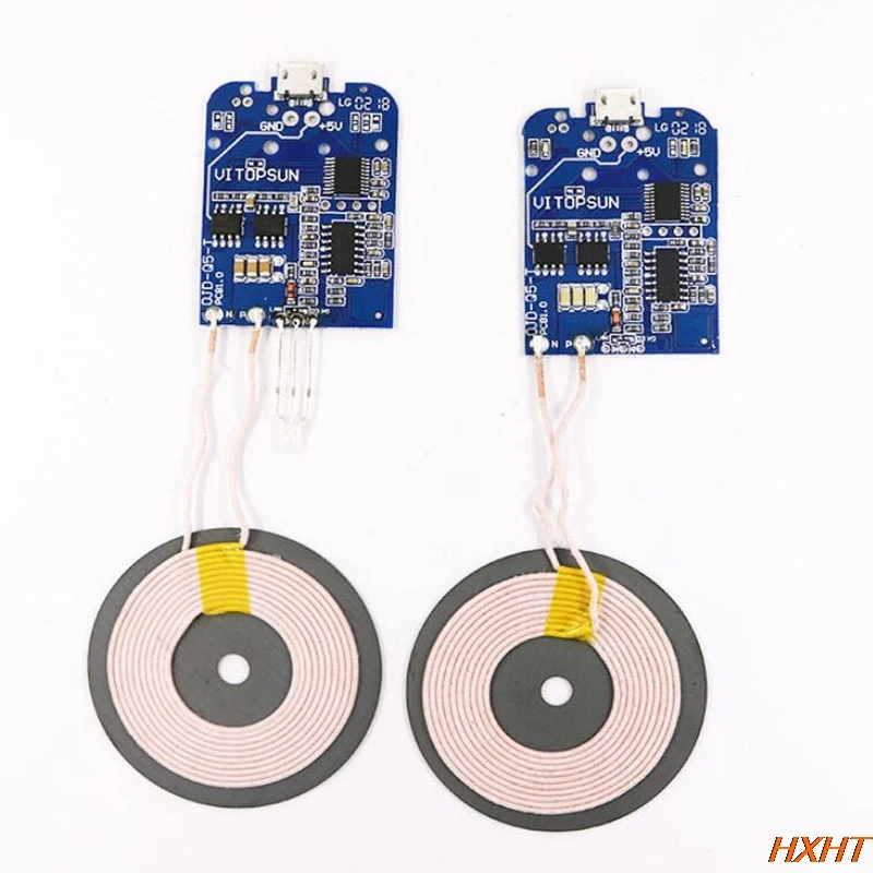 Wireless charger module motherboard, base PCBA board + coil, universal QI standard, multiple solution development