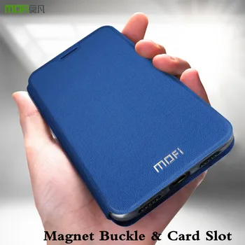 

MOFi for Redmi Note 8 Pro Case Mi Note8 8Pro Magnet Buckle Flip Cover Xiaomi Stand Housing Card Slot TPU PU Leather Book