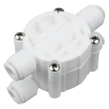 

Reverse Osmosis 4 Way Auto Shut Off Valve For Systems / Window Cleaning